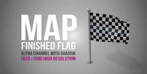 Videohive - Map Finished Flag - 18713111 - 18713111