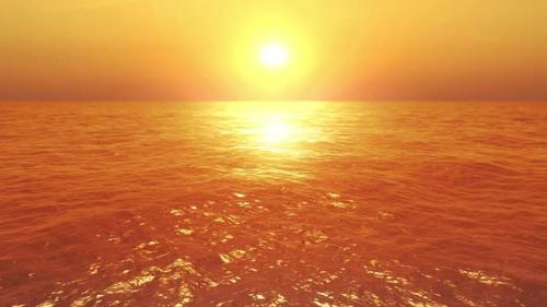 Videohive - Ocean Water Waves in the Warm Sunrise - 2 Clips - 32524354 - 32524354