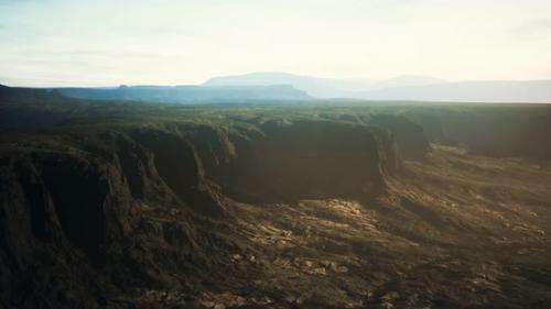 Videohive - Rocky Desert at Dramatic Sunrise - 32550506 - 32550506