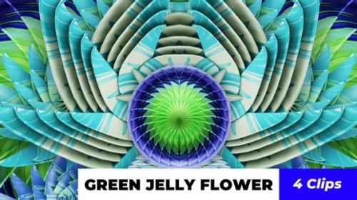 Videohive - Green Jelly Flower - 32551921 - 32551921