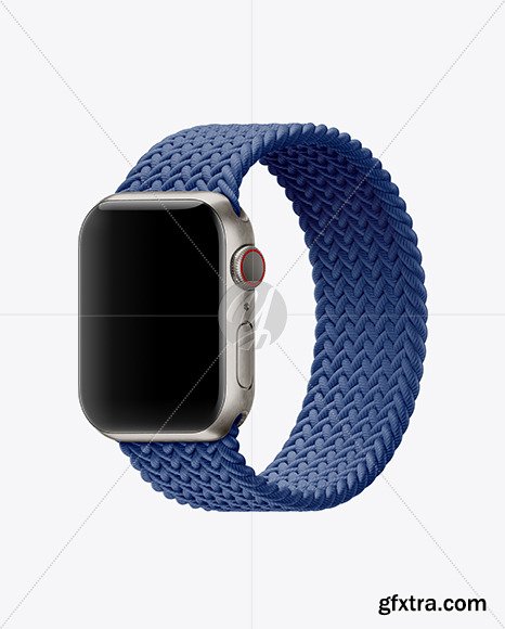 Apple Watch Series 6 with Titanium Case mockup 84674