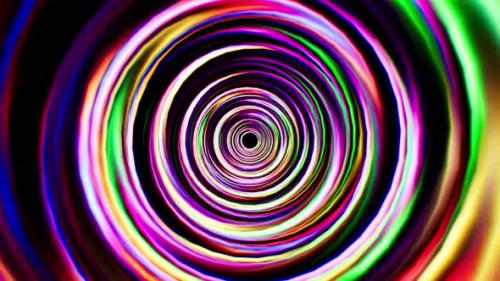 Videohive - Abstract Rainbow Twirl Background Loop 4K - 32552943 - 32552943