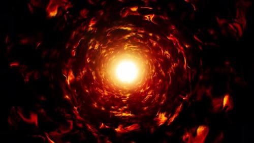 Videohive - Burning Energy Fire Background Loop 4K - 32553058 - 32553058