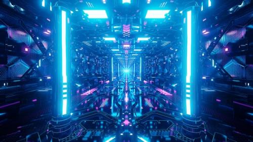 Videohive - Sci Fi Light Corridor - 32560698 - 32560698