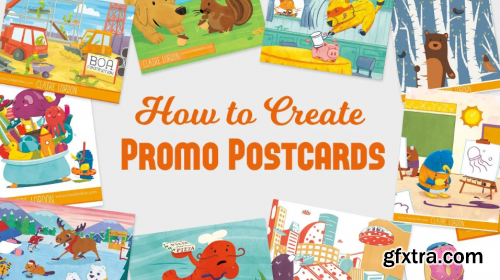 Market yourself as an Illustrator: Learn to Create Promotional Postcards