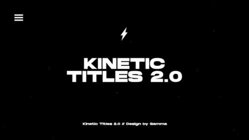 Videohive - Kinetic Titles 2.0 | DaVinci Resolve - 32553250 - 32553250