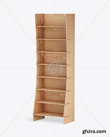 Wooden Display Stand Mockup 84817