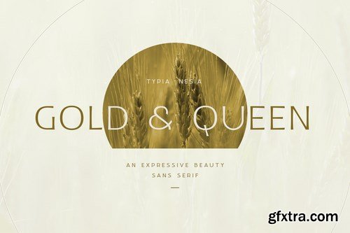 Gold and Queen - Beauty Feminine Branding Font