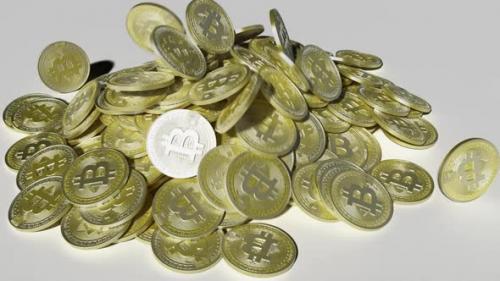 Videohive - Bitcoin Falling - 32557465 - 32557465