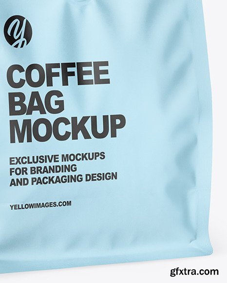 Matte Coffee Bag Mockup 84835