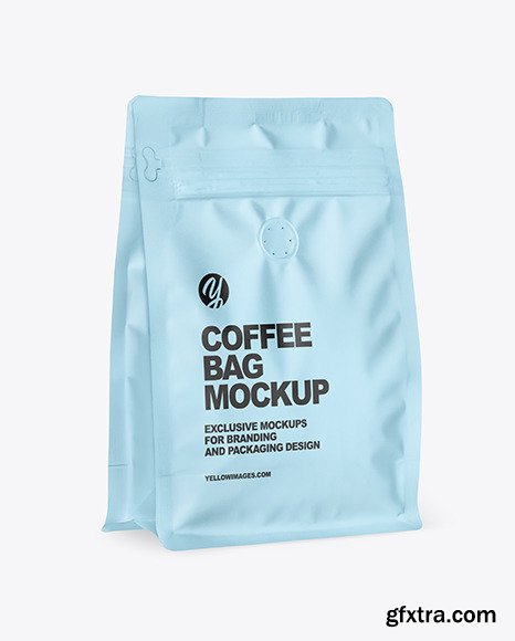 Matte Coffee Bag Mockup 84835