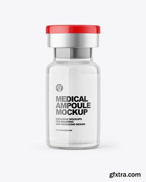 Medical Ampoule Mockup 80634