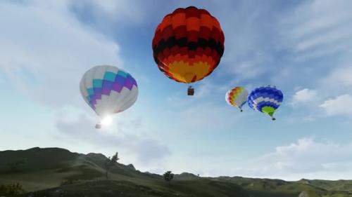 Videohive - Hot Air Balloons - 32565099 - 32565099
