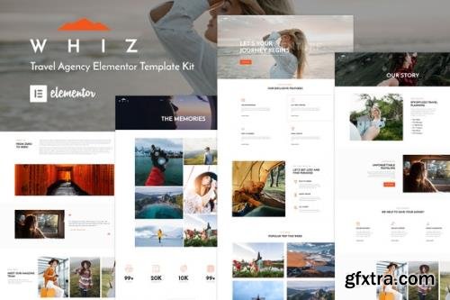 ThemeForest - Whiz v1.0.0 - Travel Agency Elementor Template Kit - 31826197