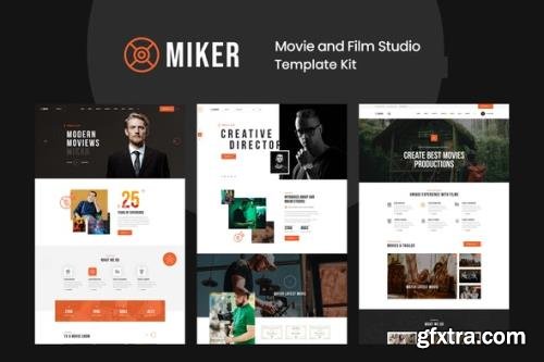 ThemeForest - Miker v1.0.0 - Movie & Film Studio Elementor Template Kit - 32090774