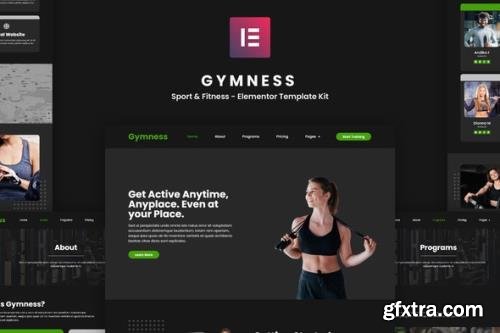 ThemeForest - Gymness v3.2.4 - Sport & Fitness Elementor Template Kit - 32401590