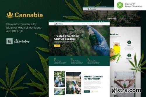 ThemeForest - Cannabia v1.0.0 - Medical Marijuana & CBD Oil Elementor Template Kit - 32537536