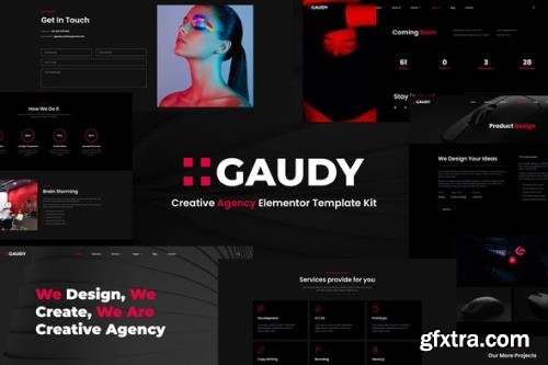 ThemeForest - Gaudy v1.0.0 - Dark Digital Agency Elementor Template Kit - 31892601