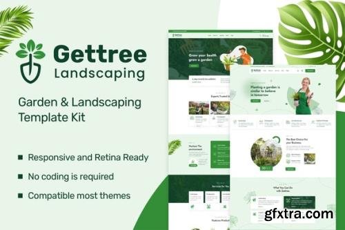 ThemeForest - Gettree v1.0.0 - Garden & Landscaping Elementor Template Kit - 32462531