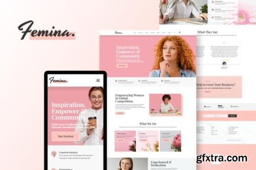 ThemeForest - Femina v1.0.0 - Feminine Business Elementor Template Kit - 32517897