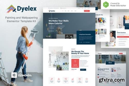 ThemeForest - Dyelex v1.0.0 - Painting & Wallpapering Service Elementor Template Kit - 32564365