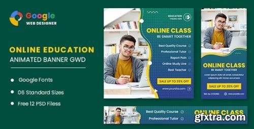 CodeCanyon - Online Class Animated Banner GWD v1.0 - 32553169