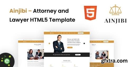 ThemeForest - Ainjibi v1.0 - Attorney and Lawyer HTML5 Template - 32440045