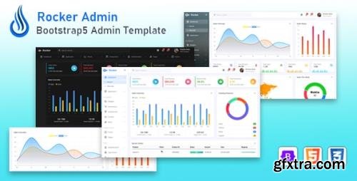 ThemeForest - Rocker v1.0 - Bootstrap 5 Admin Dashboard Template (Update: 12 April 21) - 22534241