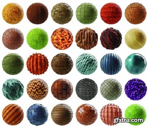 Substance Source Stylized Art A Starter Kit of 100 Materials