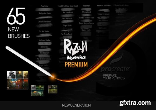 CreativeMarket - RAZUM_INC BRUSH PACK PREMIUM FOR PRO 4536545