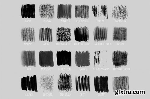 CreativeMarket - Procreate Texture Brushes 4669790