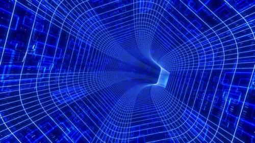 Videohive - Loop Techno Tunnel - 32577092 - 32577092