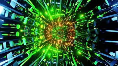 Videohive - Deformated An Colored Sci Fi Tunnel Vj Loop HD - 32590822 - 32590822