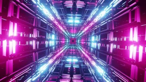 Videohive - Sci Fi Pink Tunnel Vj Loop 4K - 32590825 - 32590825