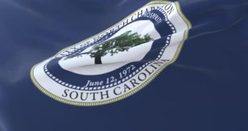 Videohive - North Charleston Flag, United States - 32591354 - 32591354