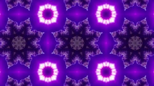 Videohive - Powerful Blinking Neon Light Kaleidoscope 4K 08 - 32591502 - 32591502