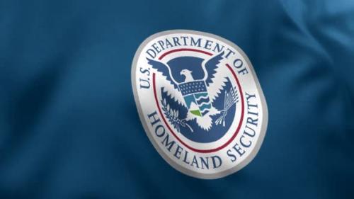 Videohive - United States Department of Homeland Security Flag - 32591587 - 32591587