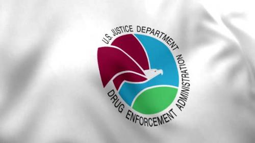 Videohive - DEA Flag - United States Drug Enforcement Administration Flag - 32591591 - 32591591