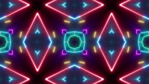 Videohive - Multi Colored Light Beam Kaleidoscope Vj Background Loop 4K 10 - 32591881 - 32591881