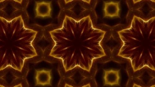 Videohive - Dark Gold Kaleidoscope Loop 4K 09 - 32592242 - 32592242