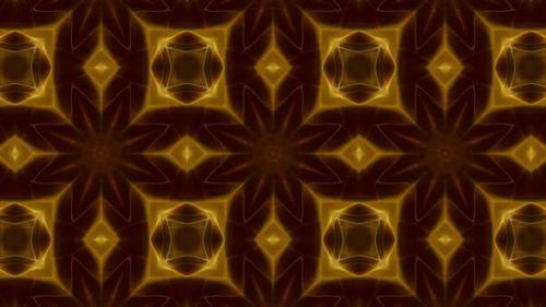 Videohive - Dark Gold Kaleidoscope Loop 4K 12 - 32592267 - 32592267