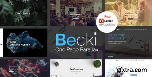 ThemeForest - Becki v1.0 - Creative Parallax One Page HTML Template (Update: 22 October 18) - 22589619