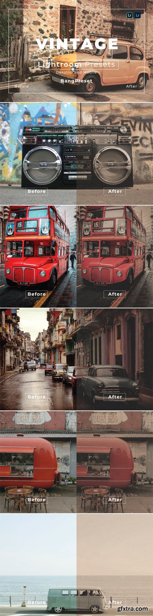 Vintage Lightroom Presets - Desktop & Mobile