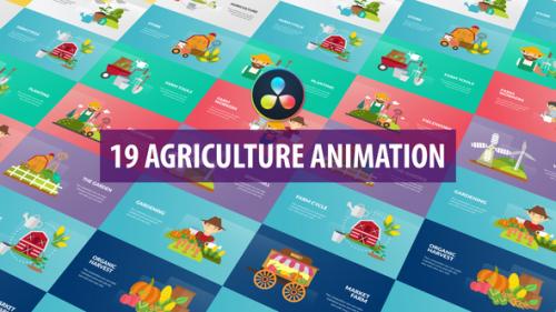 Videohive - Agriculture Animation | DaVinci Resolve - 32589197 - 32589197