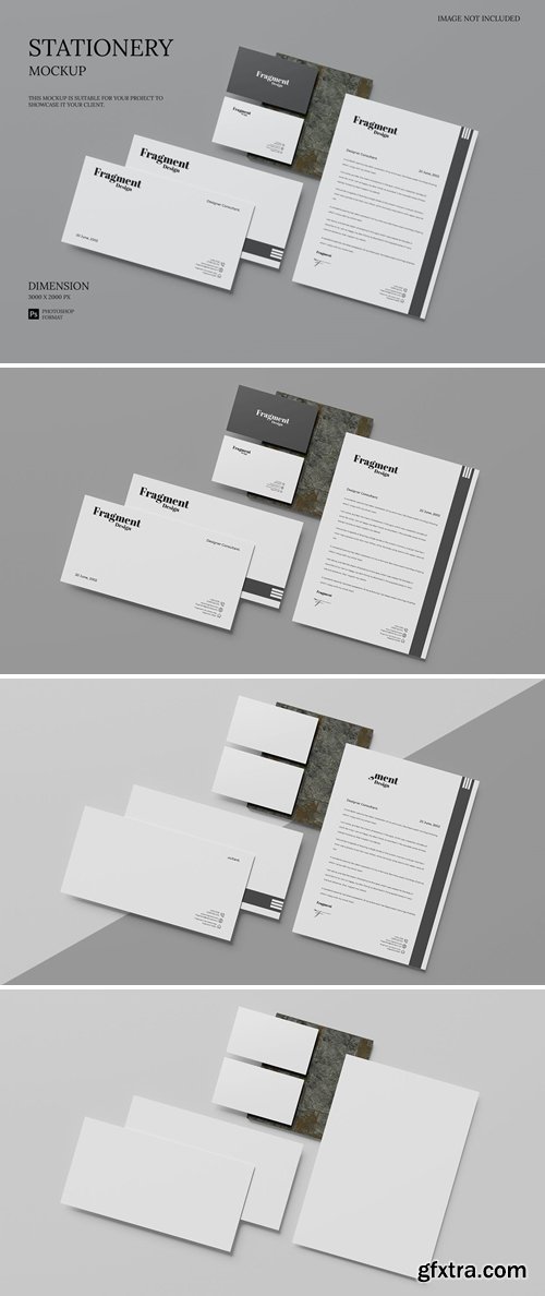 Minimalist Stationery - Mockup