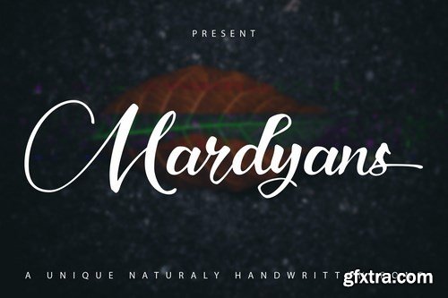 Mardyans Unique Naturaly Handwritten Font