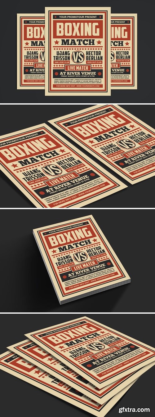 Boxing Match Flyer