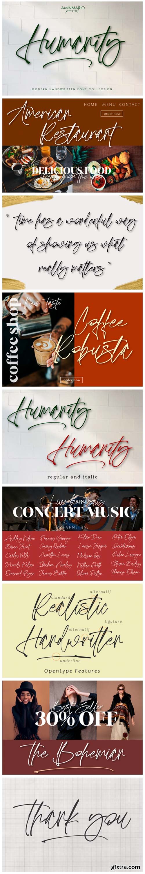 Humanity Font