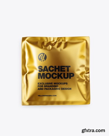 Metallic Sachet Mockup 84845