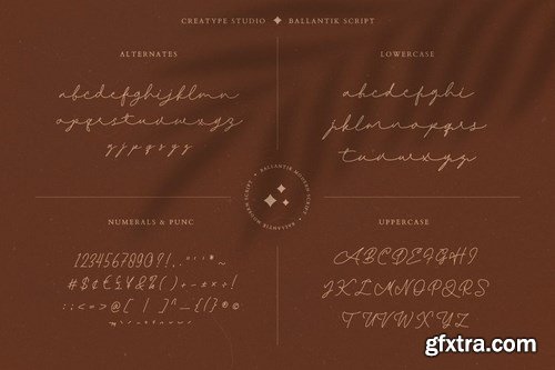 Ballantik Modern Monoline Script